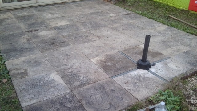 remontage des dalles terrasse